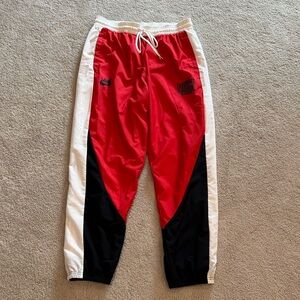 Nike Men’s Red, Black, and White Force Joggers